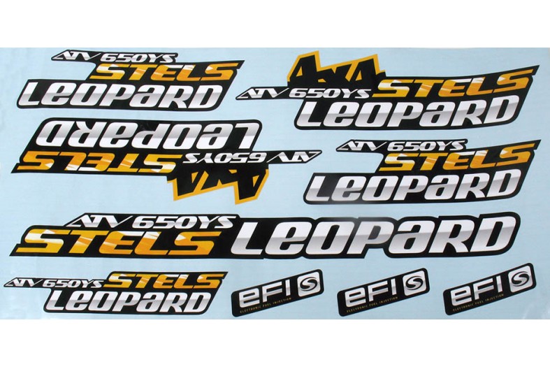| JU086591 Комплект декоративных наклеек Леопард ATV650YS, для квадроцикла Leopard 600Y